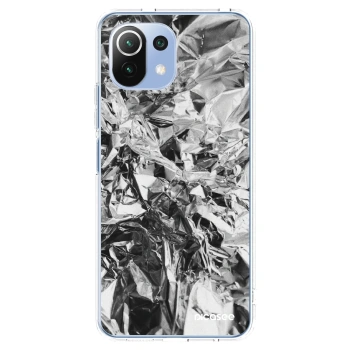 Picasee silikonowe przeźroczyste etui na Xiaomi Mi 11 Lite - Chrome