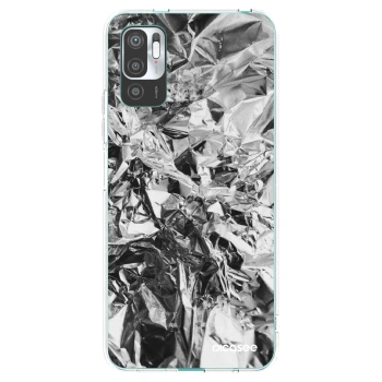 Picasee silikonowe przeźroczyste etui na Xiaomi Redmi Note 10 5G - Chrome