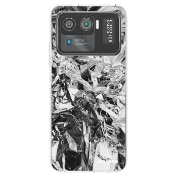 Picasee silikonowe przeźroczyste etui na Xiaomi Mi 11 Ultra - Chrome