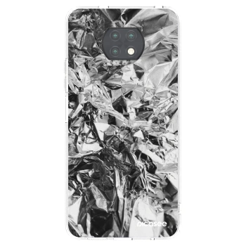 Picasee silikonowe przeźroczyste etui na Xiaomi Redmi Note 9T - Chrome