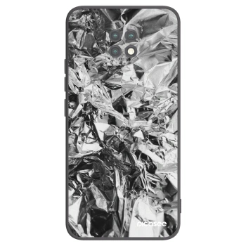Picasee silikonowe czarne etui na Xiaomi Redmi Note 9T - Chrome