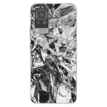 Picasee silikonowe przeźroczyste etui na Vivo X60 Pro 5G - Chrome