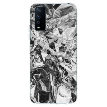 Picasee silikonowe przeźroczyste etui na Vivo Y11s - Chrome