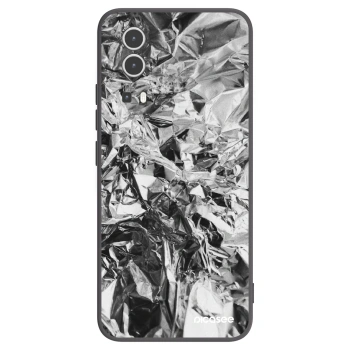 Picasee silikonowe czarne etui na Vivo Y72 5G - Chrome