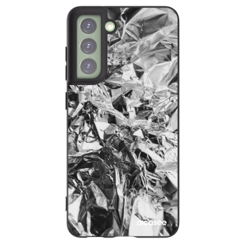 Picasee silikonowe czarne etui na Samsung Galaxy S21 FE 5G - Chrome