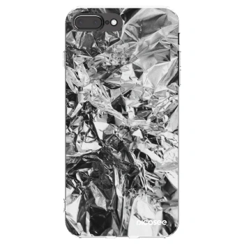 Picasee silikonowe przeźroczyste etui na Apple iPhone 7 Plus - Chrome