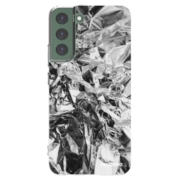 Picasee silikonowe przeźroczyste etui na Samsung Galaxy S22+ 5G - Chrome