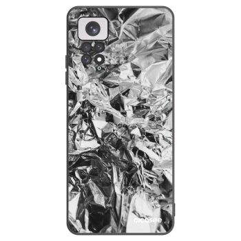 Picasee silikonowe czarne etui na Xiaomi Redmi Note 11 - Chrome