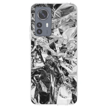 Picasee silikonowe przeźroczyste etui na Xiaomi 12 Pro - Chrome