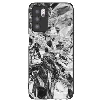 Picasee silikonowe czarne etui na OPPO A16s - Chrome