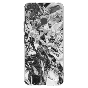 Picasee silikonowe przeźroczyste etui na Huawei P Smart - Chrome