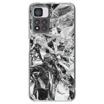 Picasee silikonowe przeźroczyste etui na Xiaomi Redmi Note 11 Pro+ 5G - Chrome