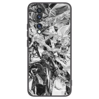 Picasee silikonowe czarne etui na Honor 70 - Chrome