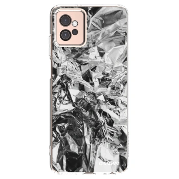 Picasee silikonowe przeźroczyste etui na Motorola Moto G32 - Chrome