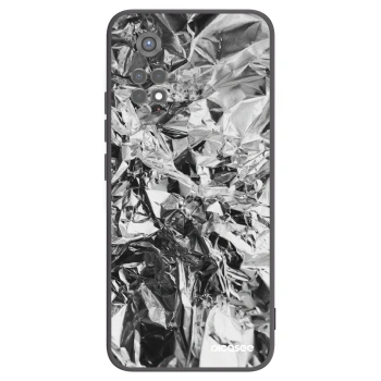 Picasee silikonowe czarne etui na Xiaomi Redmi Note 11S 5G - Chrome