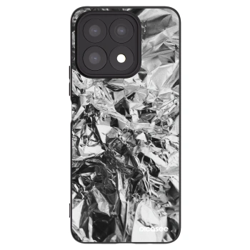 Picasee silikonowe czarne etui na Honor X8a - Chrome