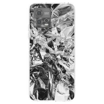 Picasee silikonowe przeźroczyste etui na Motorola Moto G72 - Chrome
