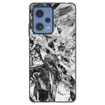 Picasee silikonowe czarne etui na Xiaomi Redmi Note 12 Pro 5G - Chrome