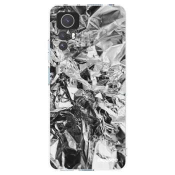 Picasee silikonowe przeźroczyste etui na Xiaomi Redmi Note 12S - Chrome
