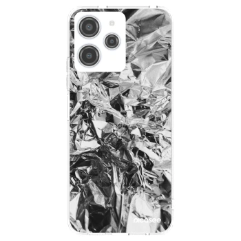 Picasee silikonowe przeźroczyste etui na Xiaomi Redmi 12 4G - Chrome