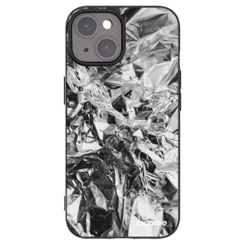Picasee silikonowe czarne etui na Apple iPhone 15 - Chrome