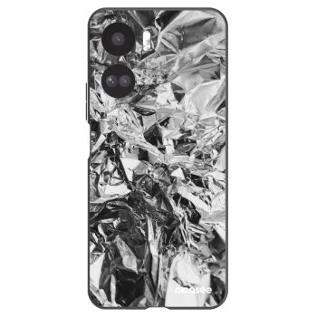 Picasee silikonowe czarne etui na Honor 90 Lite 5G - Chrome