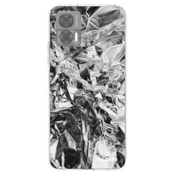 Picasee silikonowe przeźroczyste etui na Motorola Edge 30 Neo - Chrome