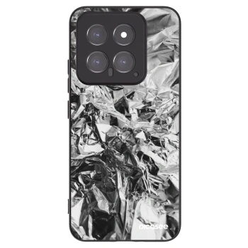 Picasee silikonowe czarne etui na Xiaomi 14 - Chrome