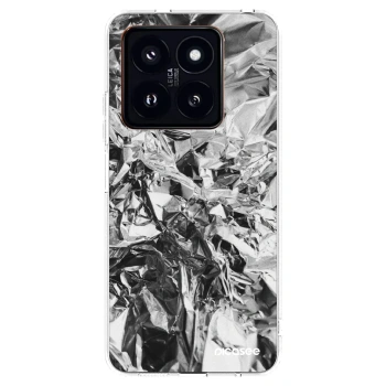Picasee silikonowe przeźroczyste etui na Xiaomi 14 Pro - Chrome