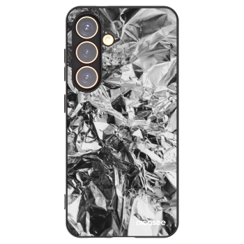 Picasee silikonowe czarne etui na Samsung Galaxy S24 S921B 5G - Chrome