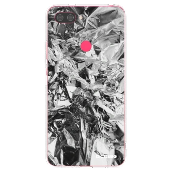 Picasee silikonowe przeźroczyste etui na Xiaomi Mi 8 Lite - Chrome