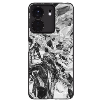 Picasee silikonowe czarne etui na Xiaomi Redmi 13C 4G - Chrome