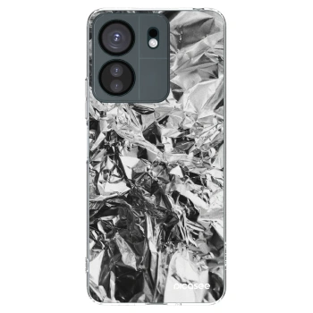 Picasee silikonowe przeźroczyste etui na Xiaomi Redmi 13C 4G - Chrome