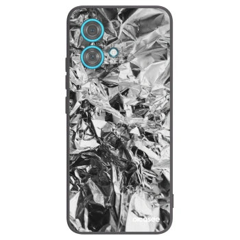 Picasee silikonowe czarne etui na Motorola Edge 40 Neo - Chrome