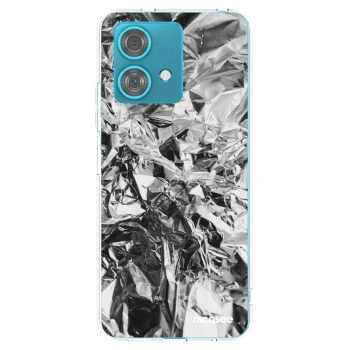 Picasee silikonowe przeźroczyste etui na Motorola Edge 40 Neo - Chrome