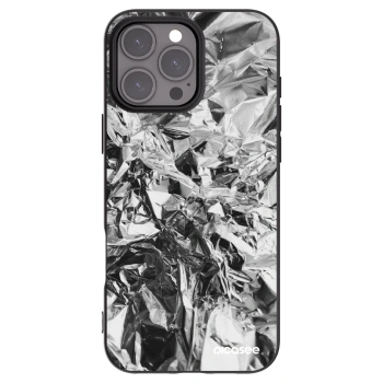 Picasee silikonowe czarne etui na Apple iPhone 16 Pro Max - Chrome