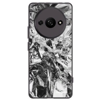 Picasee silikonowe czarne etui na Xiaomi Redmi A3 - Chrome