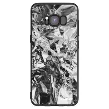 Picasee silikonowe czarne etui na Samsung Galaxy S8 G950F - Chrome