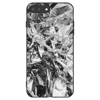 Picasee silikonowe czarne etui na Apple iPhone 8 Plus - Chrome