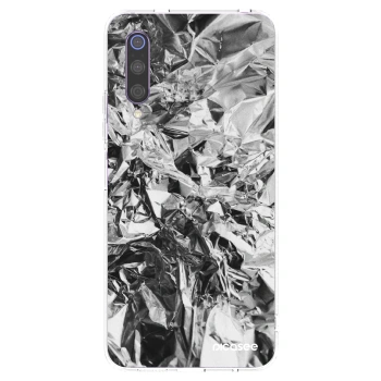 Picasee silikonowe przeźroczyste etui na Xiaomi Mi 9 - Chrome
