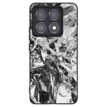 Picasee silikonowe czarne etui na Xiaomi 14T Pro - Chrome