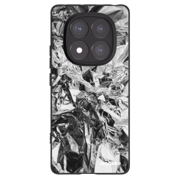 Picasee silikonowe czarne etui na Xiaomi Redmi Note 14 Pro 5G - Chrome