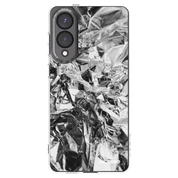 Picasee silikonowe przeźroczyste etui na Samsung Galaxy S25 Edge 5G - Chrome