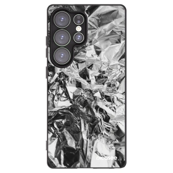 Picasee silikonowe czarne etui na Samsung Galaxy S25 Ultra 5G - Chrome