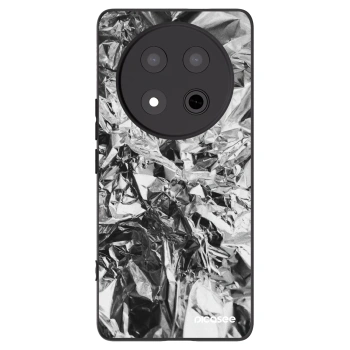 Picasee silikonowe czarne etui na Honor Magic7 Lite 5G - Chrome