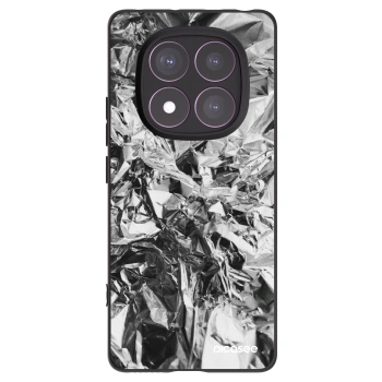 Picasee silikonowe czarne etui na Xiaomi Redmi Note 14 Pro 4G - Chrome