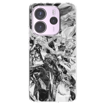 Picasee silikonowe przeźroczyste etui na Xiaomi Redmi Note 14 4G - Chrome