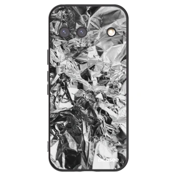 Picasee silikonowe czarne etui na Google Pixel 9 - Chrome