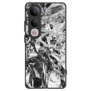 Picasee silikonowe czarne etui na Vivo V50 Lite 5G - Chrome