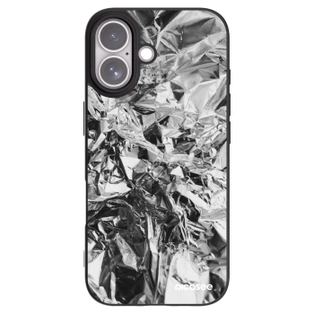 Picasee silikonowe czarne etui na Apple iPhone 17 - Chrome